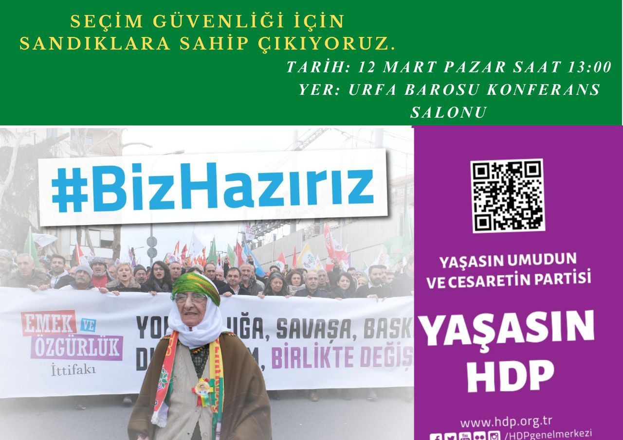 HDP SEÇİM BASIN AÇIKLAMASI
