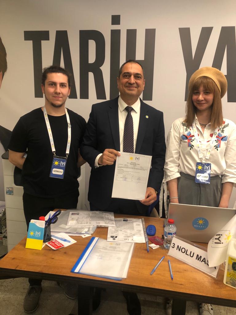 İyi Parti M.Vekili Aday Adayı Gökdoğan Ankara Genel Merkezde Başvurusunu Yaptı