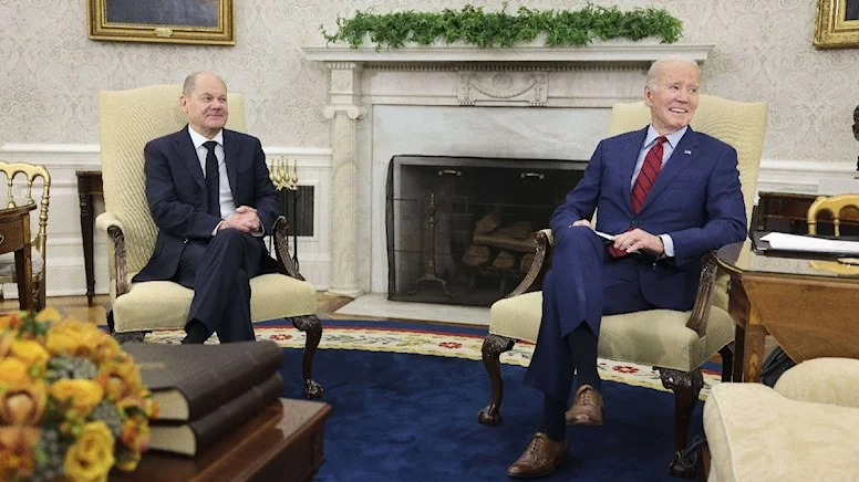 Biden-Scholz görüşmesinin ana konusu Rusya-Ukrayna Savaşı oldu