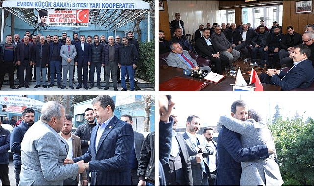 Başkan Adayı Ekinci’den Sanayi Esnafına Ziyaret