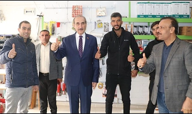 Başkan Yalçınkaya’dan Esnafa Seçim Ziyareti