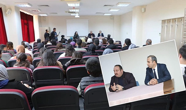 Salih Ekinci, üniversite öğrencileri ile bir araya geldi