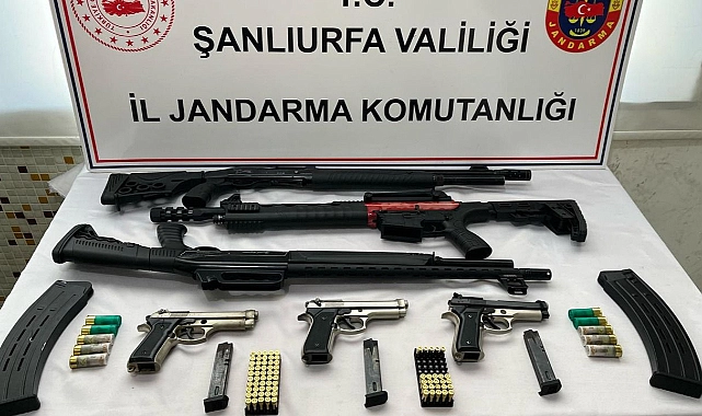 Urfa’da silah kaçakçılarına operasyon!