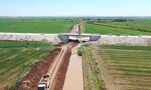 DSİ’den Suruç’a 207 kilometrelik tahliye kanalı çalışması!