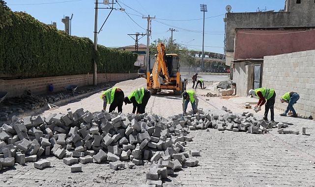 Haliliye Belediyesi İle Üstyapıyı İyileştirme Çalışmaları Sürüyor
