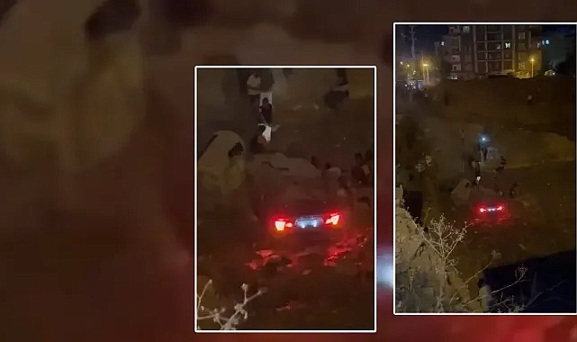 Urfa’da kontrolden çıkan araç uçurumdan düştü! Yaralılar var!