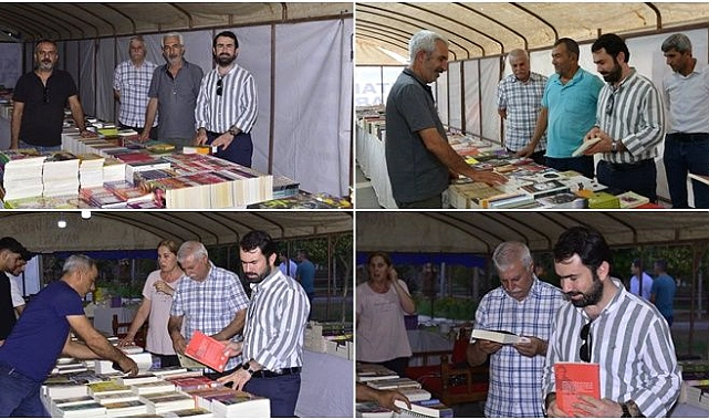 Eşbaşkan Kahraman Kitap Fuarı’nı ziyaret etti