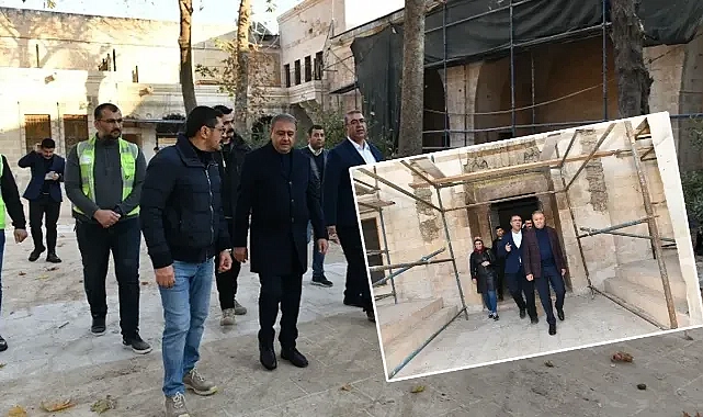 Depremden etkilenmişlerdi! Urfa’da tarihi camilerdeki çalışmalar sürüyor!