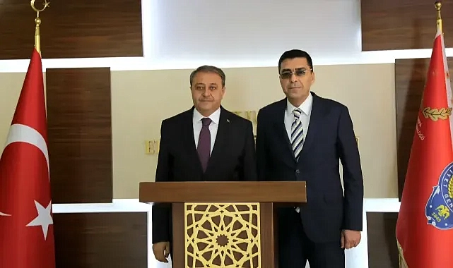 Urfa Valisi Şıldak , Yeni Emniyet Müdürü Aksoy ‘u Ziyaret Etti
