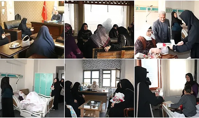 HÜDA PAR Şanlıurfa Kadın Kolları’ndan hastalara ziyaret