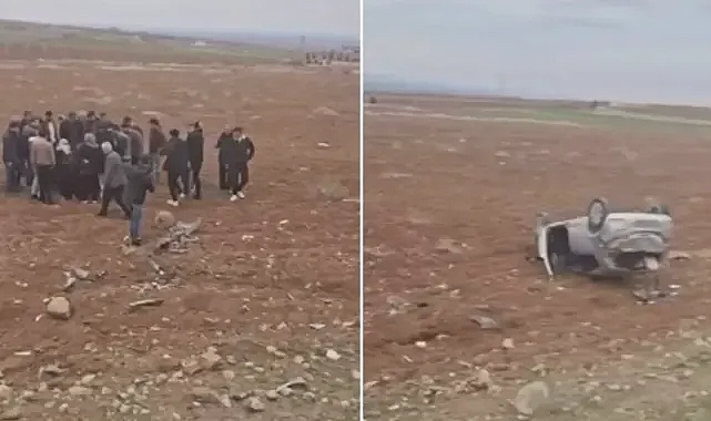 Şanlıurfa’da otomobil kontrolden çıktı! Takla attı!