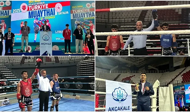Akçakaleli Sporcu Muhamed Bilal Okay, Türkiye Şampiyonu Oldu
