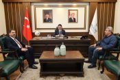 Haliliye Belediye Başkanı Mehmet Canpolat’tan Kaymakam Şahin’e hayırlı olsun Ziyareti