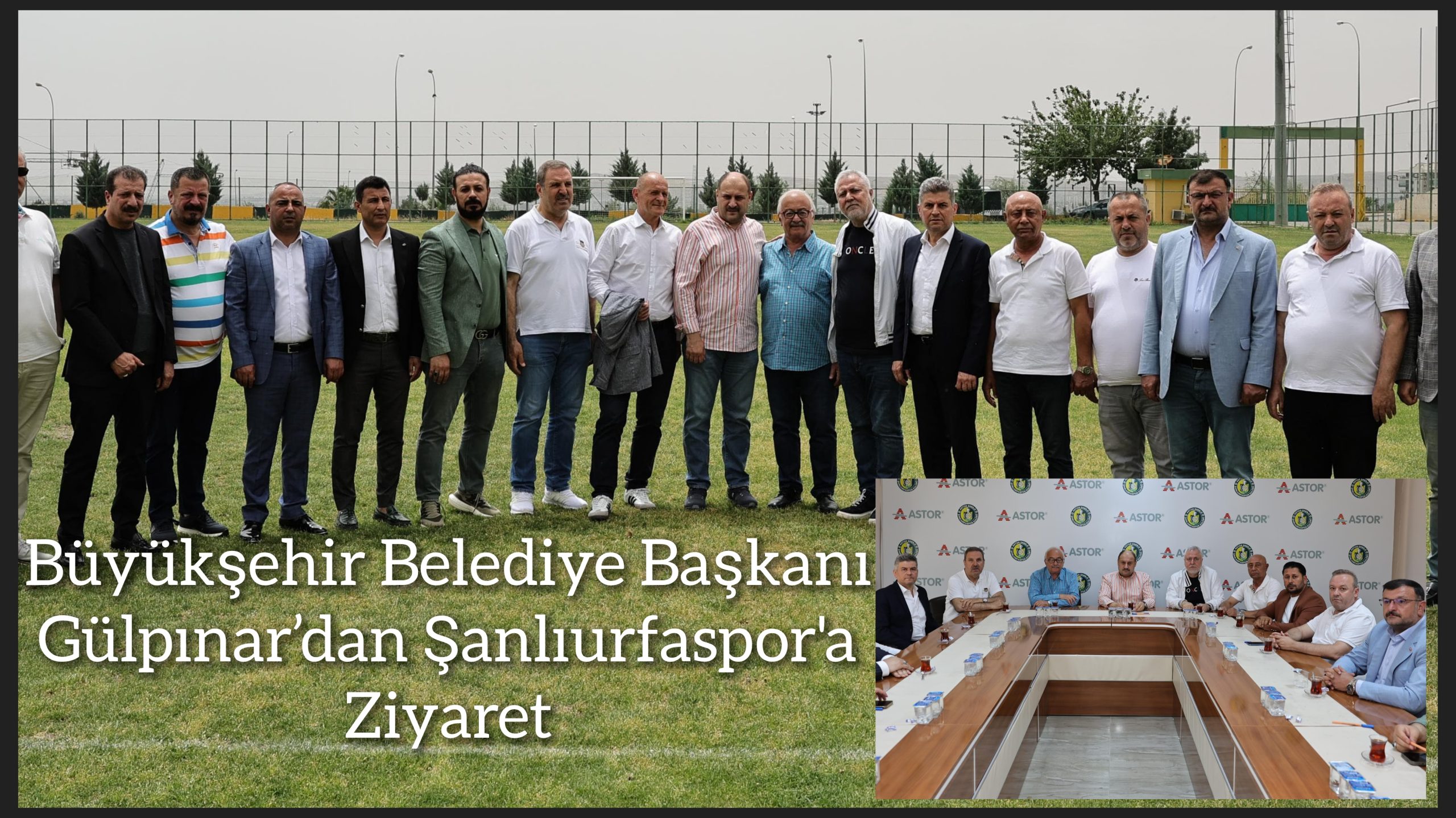 Büyükşehir Belediye Başkanı Gülpınar’dan Şanlıurfaspor’a hayırlı olsun Ziyareti