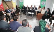 Başkan Kuş ve Beraberindekiler DEM Parti’ye Taziye Ziyaretinde Bulundu