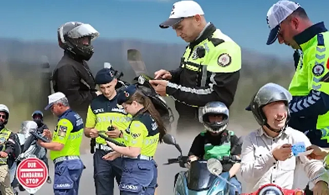 Kask takmayanlara ceza yağdı! Binlerce sürücüye işlem yapıldı!