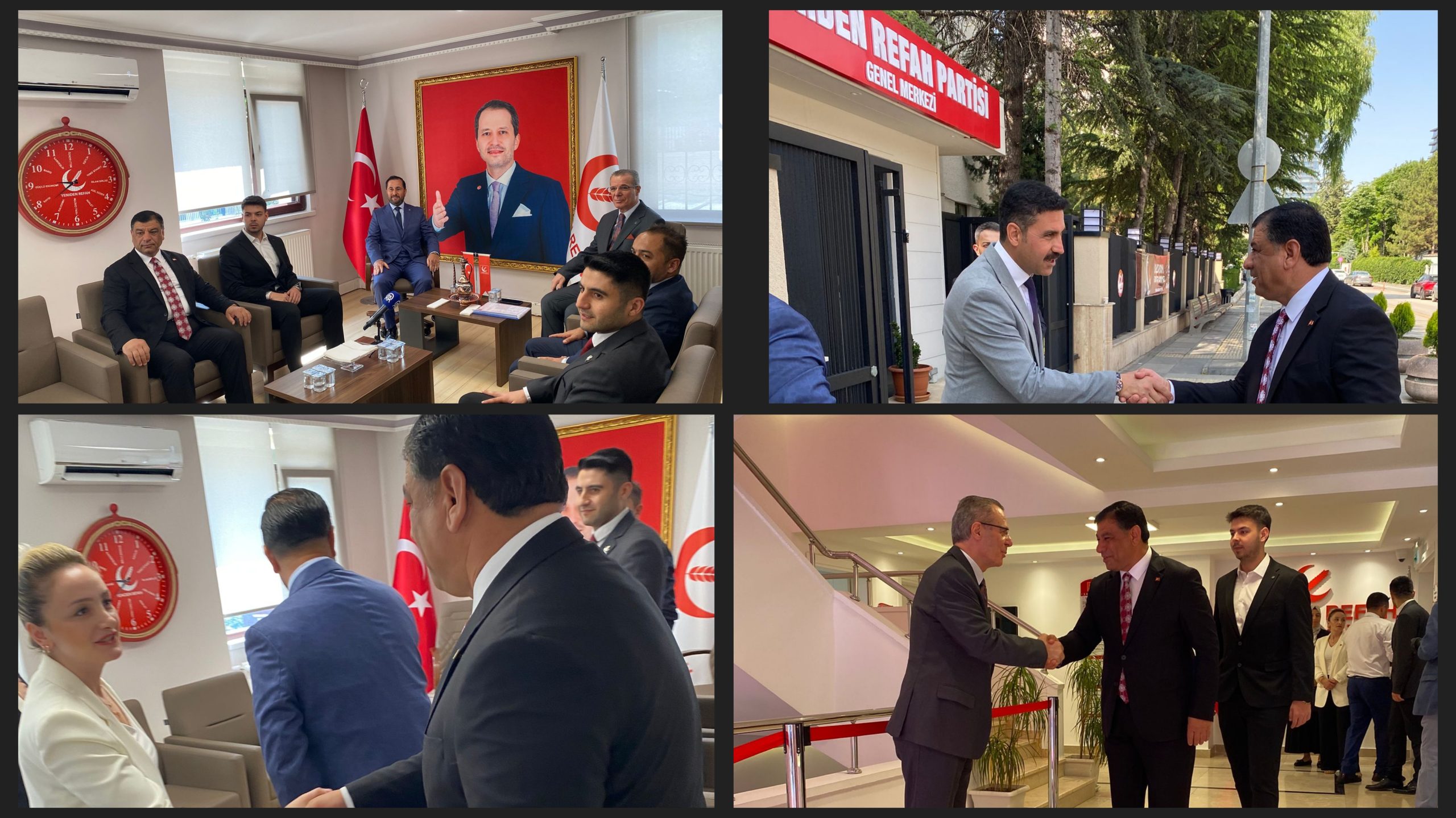 Anavatan Partisi’nden Yeniden Refah Partisi’ne Bayram Ziyareti