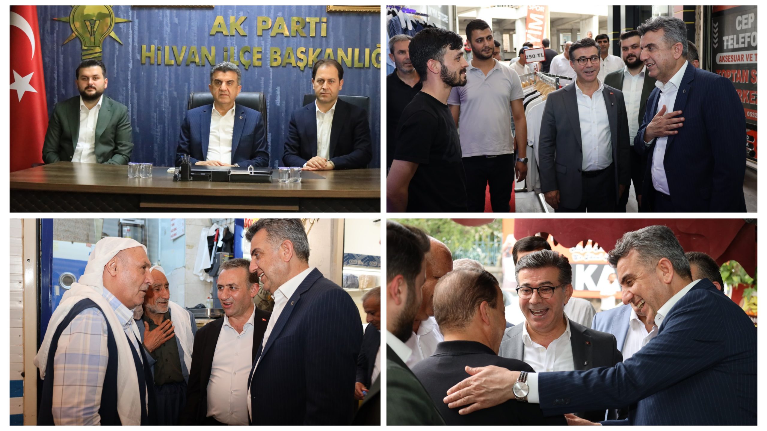 İL BAŞKANI GÜNBEGİ, HİLVAN VE SİVEREK İLÇELERİNİ ZIYARET ETTİ
