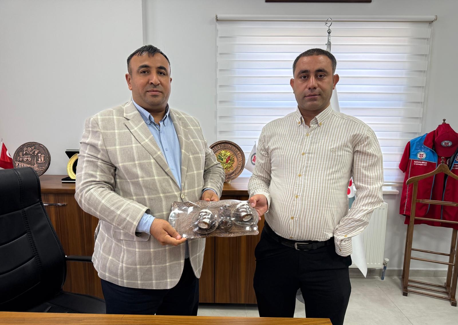 Şanlıurfa Engellileri Yaşatma ve Yardımlaşma Derneği Başkanı Maksut Dügerli’den Nezaket Ziyareti