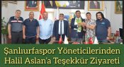 Kombine Krizinden Vefaya: Şanlıurfaspor Yöneticilerinden Halil Aslan’a Teşekkür Ziyareti