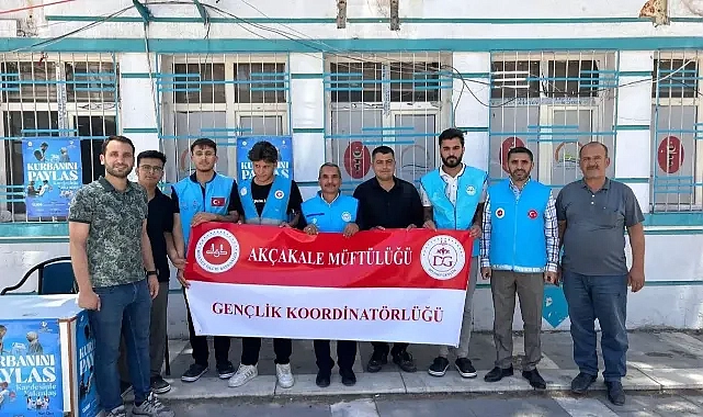 Akçakale’de Gençlerden Vekâletle Kurban Organizasyonuna Destek