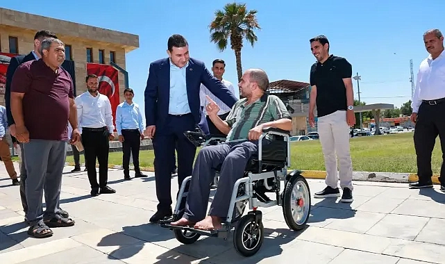 Başkan Özyavuz’dan akülü sandalye desteği