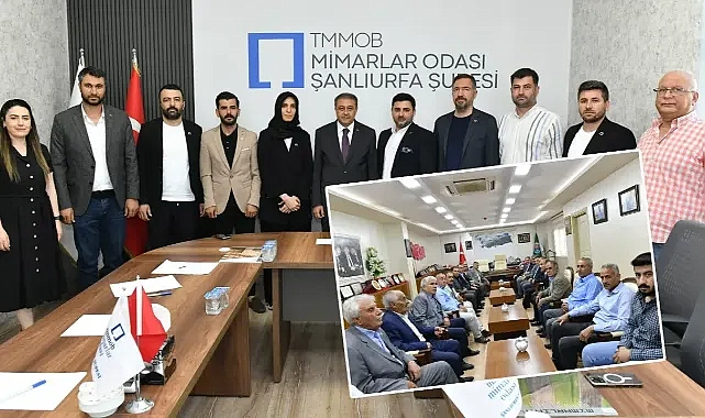 Şanlıurfa Valisi Şıldak’tan Ziraat ve Mimarlar Odasına ziyaret!