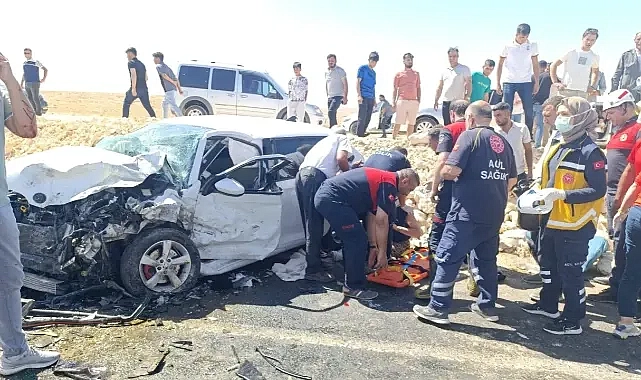 Urfa’da tatil günü kaza: Çok sayıda yaralı var!