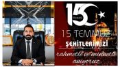 Başkan Karakuş 15 Temmuz Demokrasi ve Milli birlik günü Mesajı yayınladı