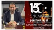 İsmail Karacabey, 15 Temmuz Demokrasi ve Milli Birlik Günü dolayısıyla bir mesaj yayınladı