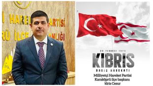 (MHP) Karaköprü İlçe Başkanı İdris Cesur, Kıbrıs Barış Harekâtı’nın 51. yıl dönümü dolayısıyla bir mesaj yayınladı