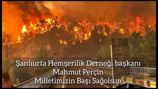 Şanlıurfa Hemşerilik Derneği Başkanı Mahmut Perçin’den Taziye Mesajı