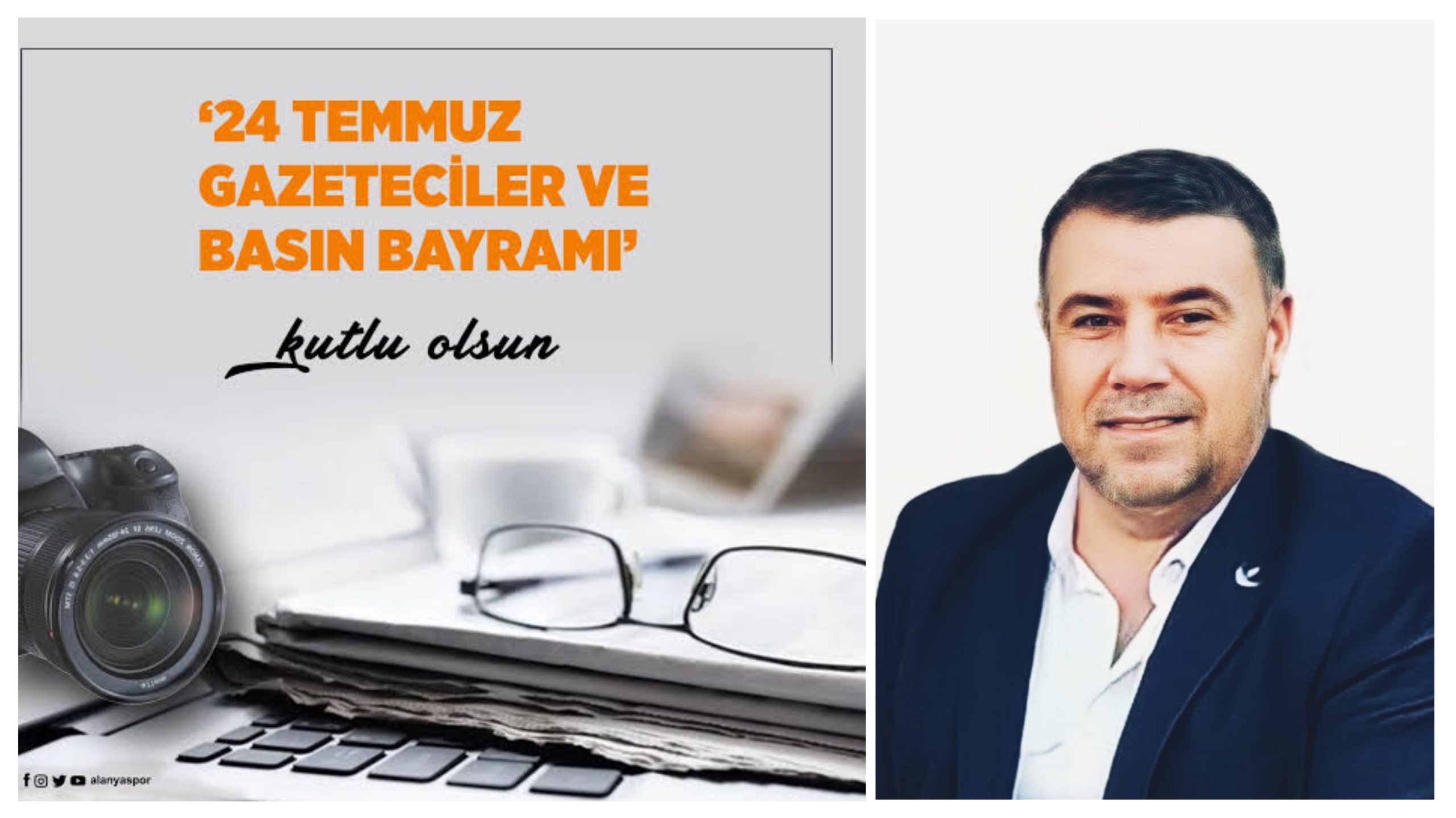 Şanlıurfa Hemşerilik Derneği Başkanı Mahmut Perçin’den 24 Temmuz Gazeteciler ve Basın Bayramı Mesajı