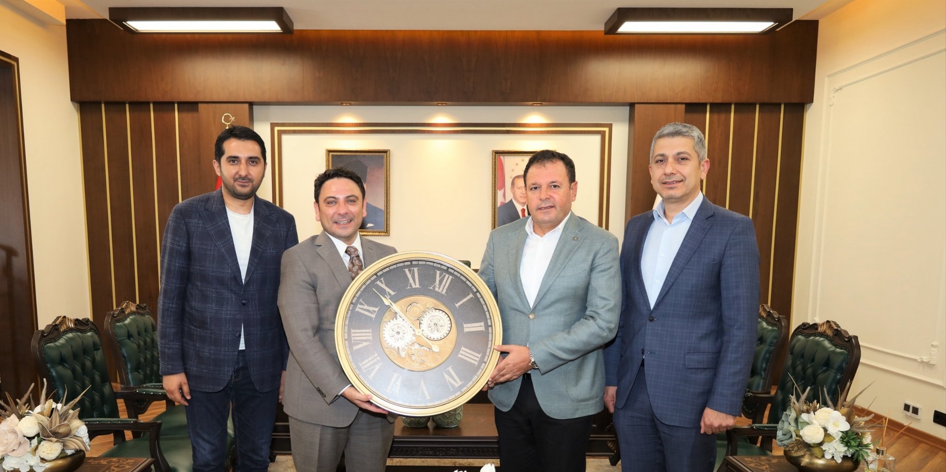 ŞUTSO Heyetinden Haliliye Kaymakamı Dr. Muhammed Serkan Şahin’e Ziyaret