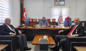 Şehitler ve Muharip Gaziler Derneği Başkanları Müdür Çakmak”ı Makamında ziyaret etti