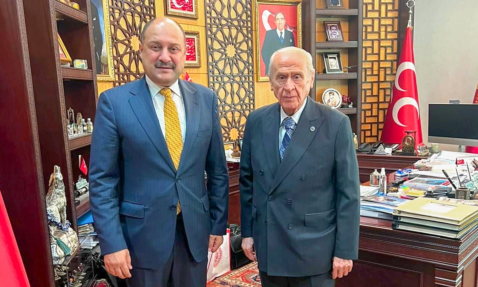 BAŞKAN GÜLPINAR’DAN MHP GENEL BAŞKANI DEVLET BAHÇELİ’YE ZİYARET