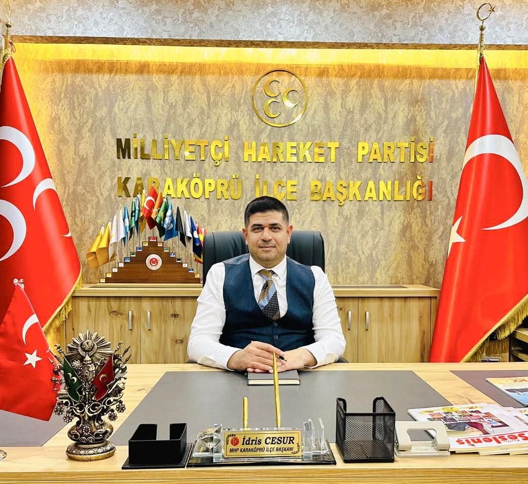 Milliyetçi Hareket Partisi (MHP) Karaköprü İlçe Başkanı İdris Cesur’dan 24 Temmuz Gazeteciler ve Basın Bayramı Mesajı