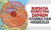 Bursa’da deprem! İstanbul’dan da hissedildi
