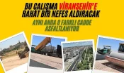 Viranşehir Çevre Yolu Asfaltla Buluşuyor