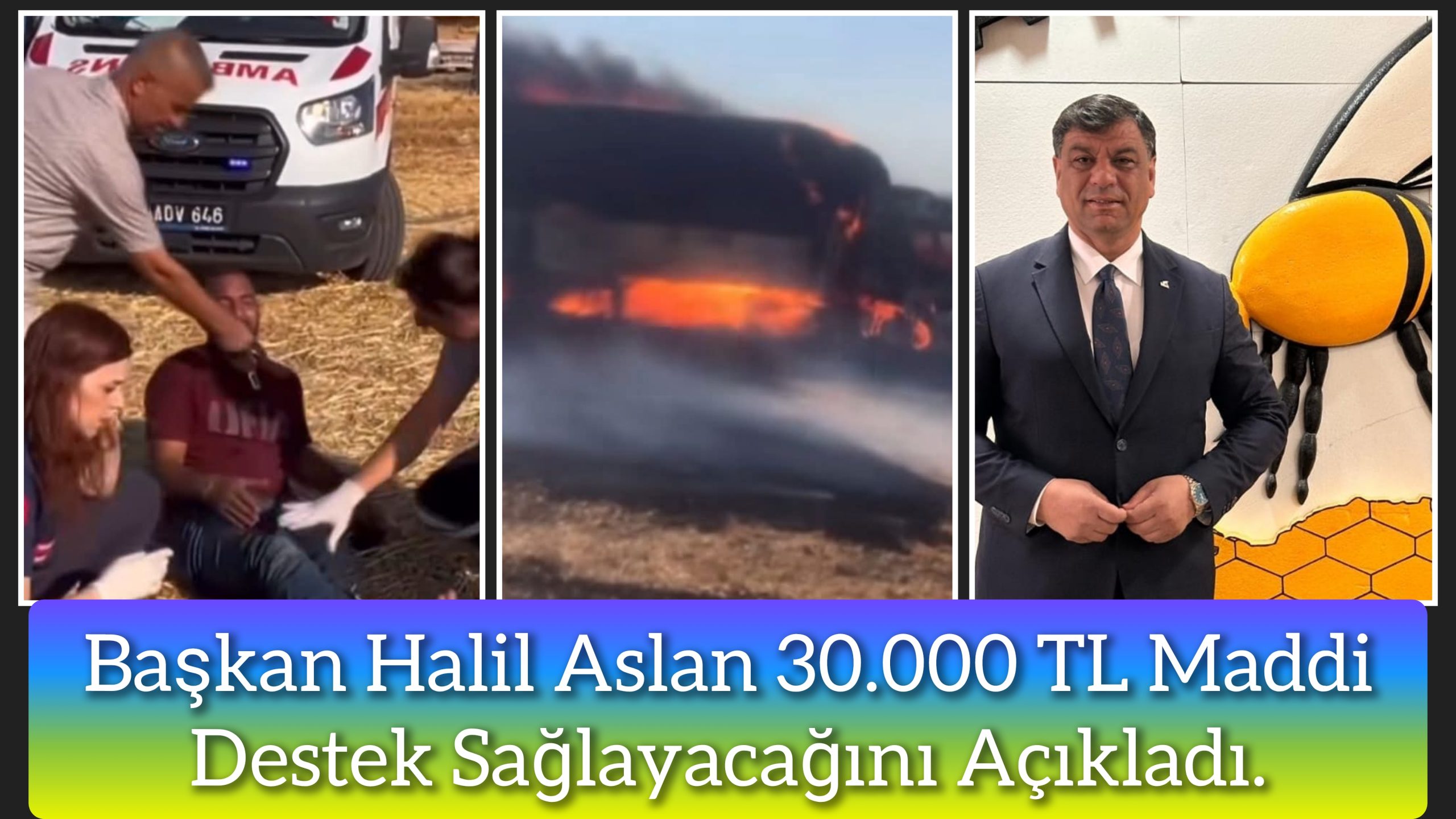 Anavatan Partisi Teşkilat Başkan Yardımcısı Halil Aslan’dan Yanan Umutlara Destek: “Şoför Emeği Yerde Kalmaz”