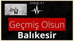 Milliyetçi Hareket Partisi Karaköprü İlçe Başkanı İdris Cesur’dan Depremden dolayı Baş sağlığı Mesajı