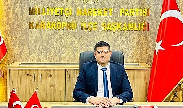 MHP Karaköprü İlçe Başkanı İdris Cesur’dan 30 Ağustos Zafer Bayramı Mesajı