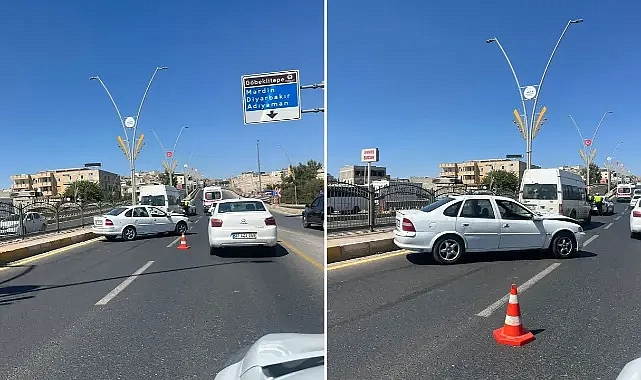 Şanlıurfa’da maddi hasarlı kaza!