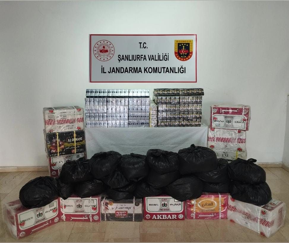 Şanlıurfa’da Kaçak Sigara ve Çay Operasyonu