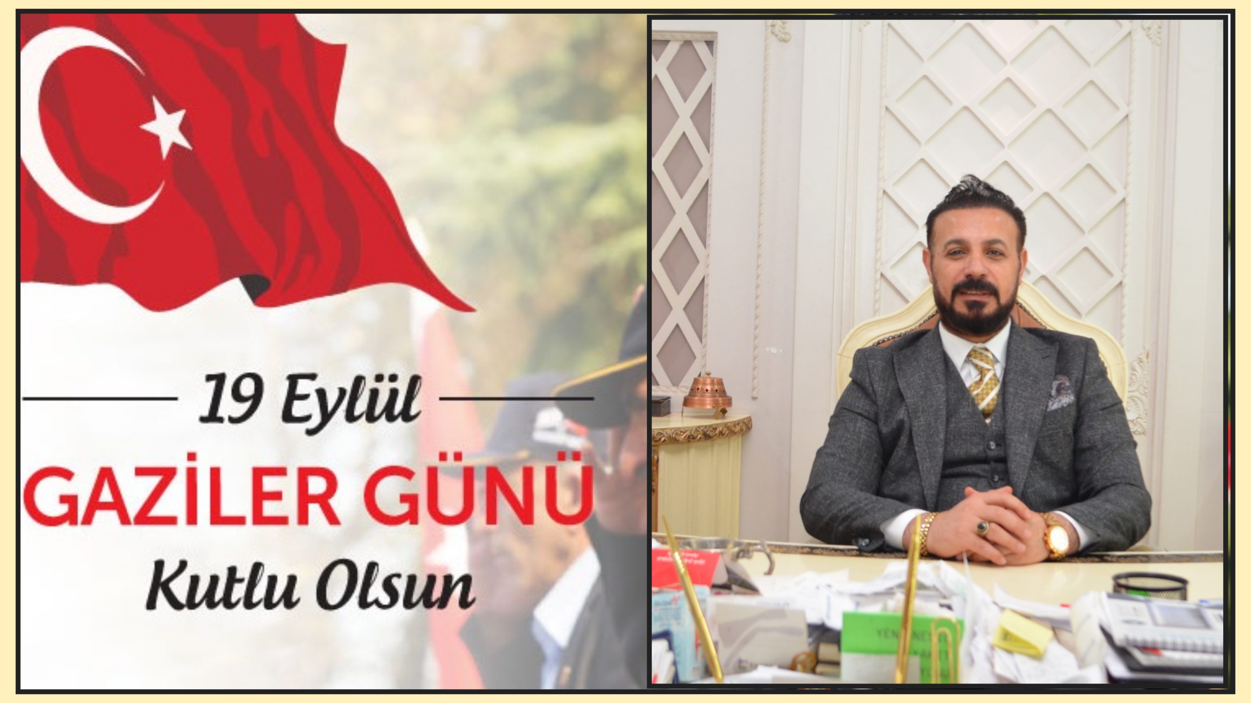 DELEN GROUP Yönetim Kurulu Başkanı ve Şanlıurfaspor Asbaşkanı Osman Delen’in 19 Eylül Gaziler Günü Mesajı