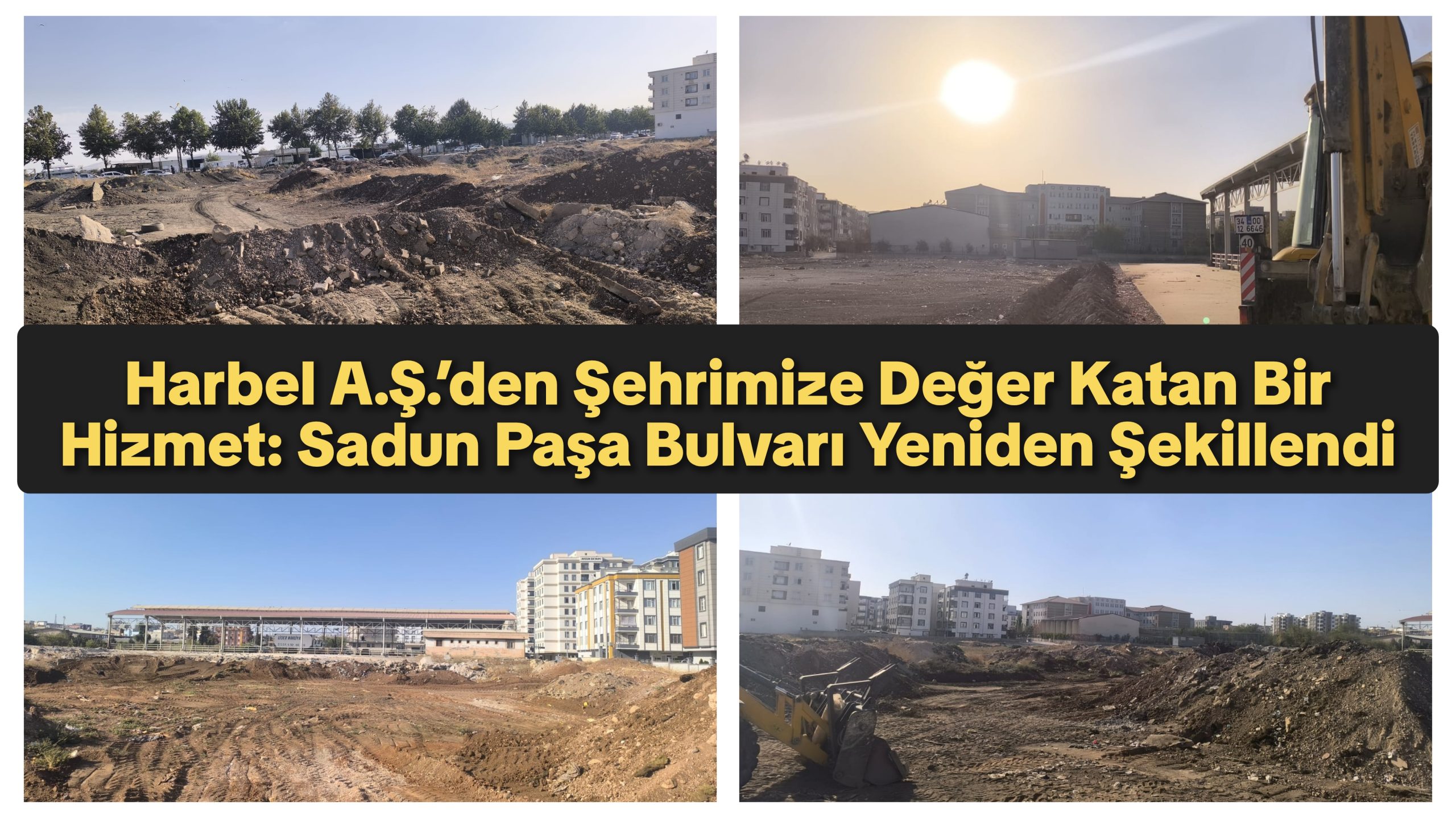 Harbel A.Ş.’den Şehrimize Değer Katan Bir Hizmet: Sadun Paşa Bulvarı Yeniden Şekillendi