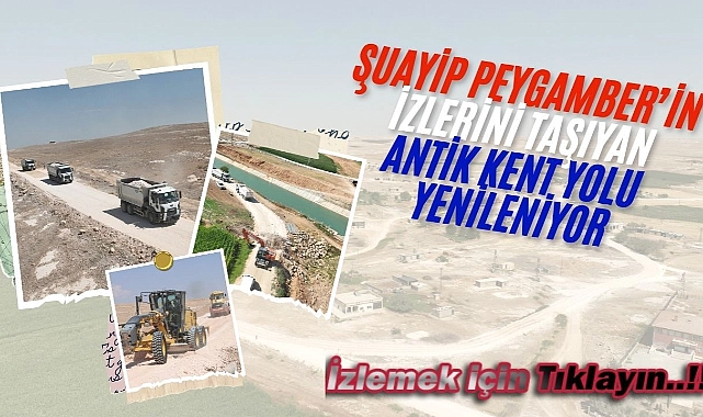 Harran ve Eyyübiye Bağlantı Yolu Konforlu Ulaşıma Hazırlanıyor