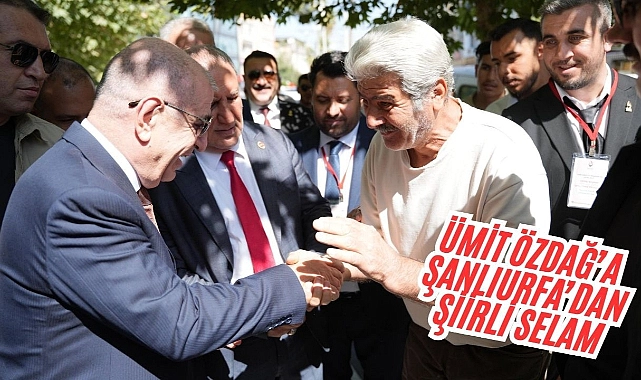 Zafer Partisi Genel Başkanı Ümit Özdağ Şanlıurfa’da