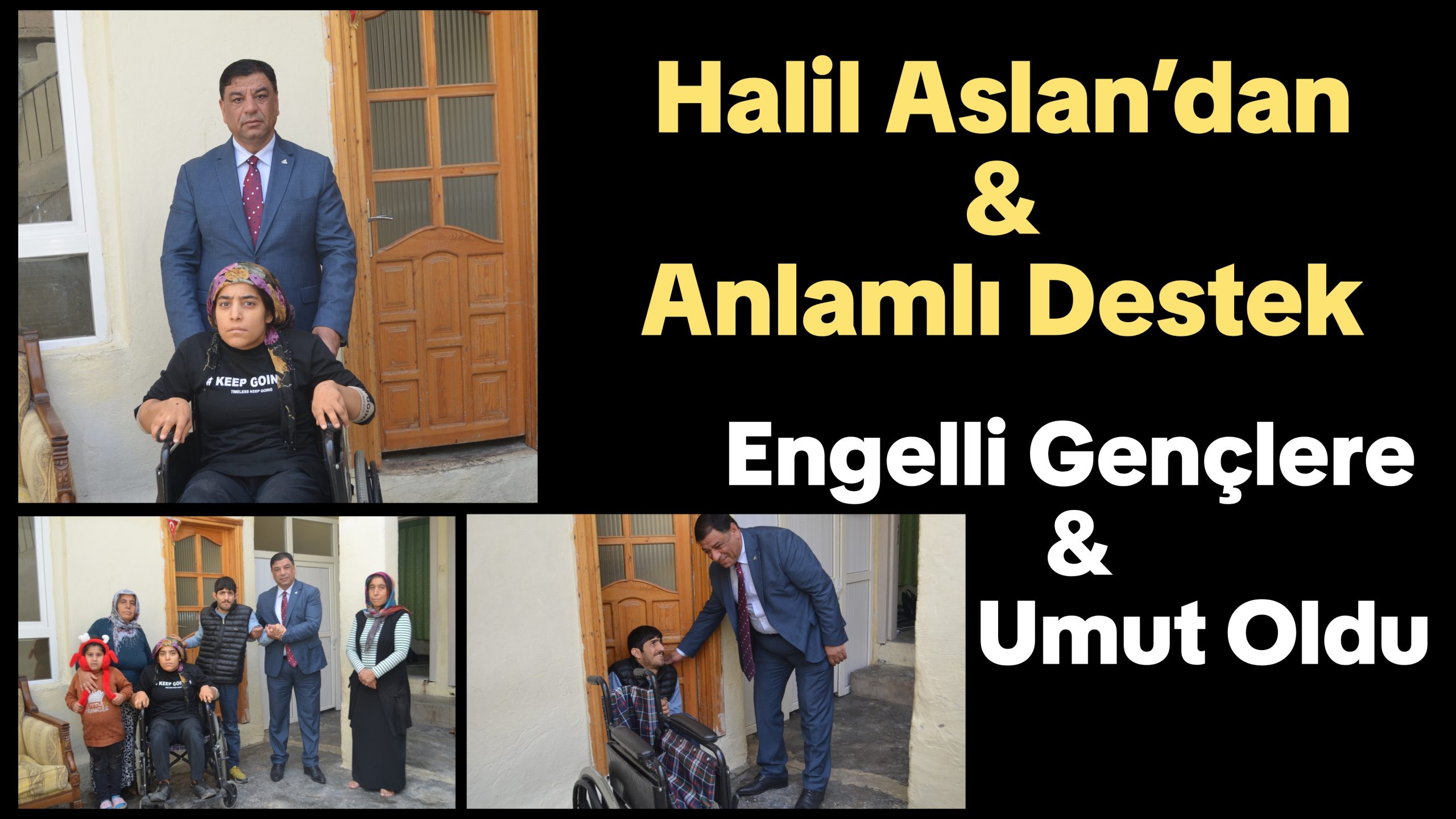 Halil Aslan’dan Anlamlı Destek: Engelli Gençlere Umut Oldu