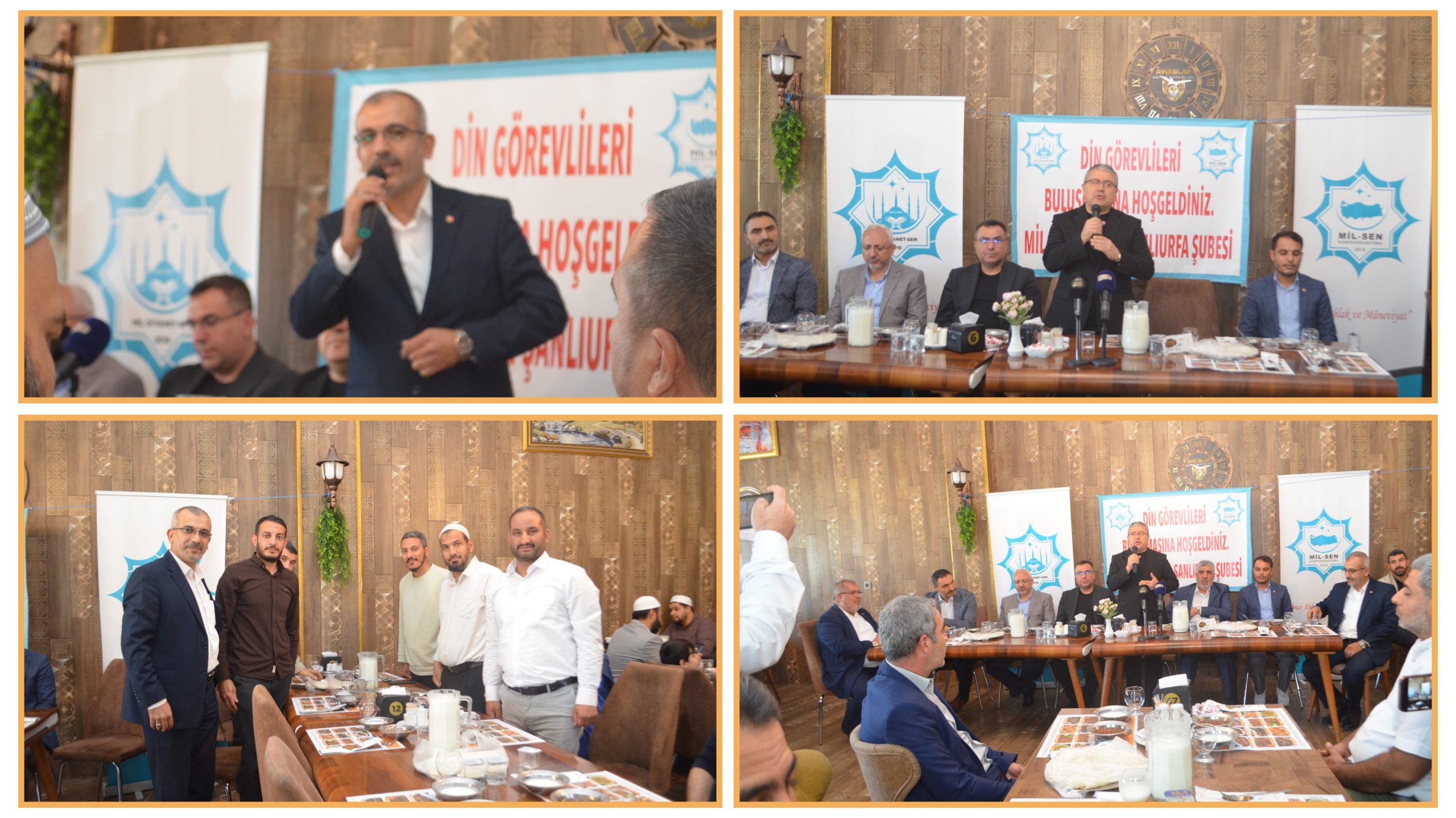 DİN GÖREVLİLERİ MİL DİYANET SEN ÇATISI ALTINDA BİRARAYA GELDİ.